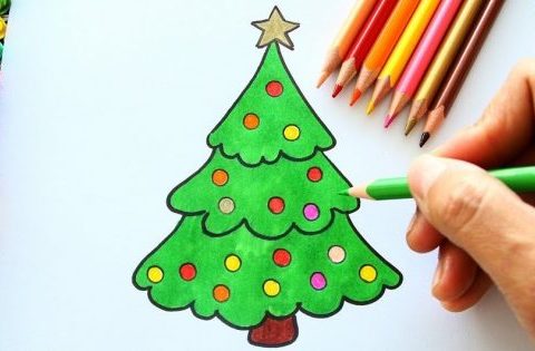 12 sposob v namalyuvati yalinku z yakimi vpora t sya nav t ditina 1 480x315 - 12 способів намалювати ялинку, з якими впорається навіть дитина