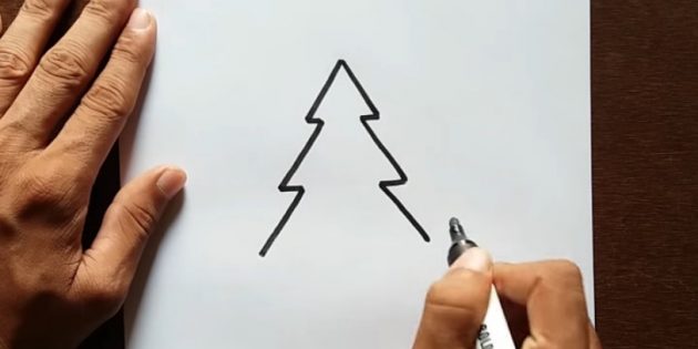 12 sposob v namalyuvati yalinku z yakimi vpora t sya nav t ditina 11 - 12 способів намалювати ялинку, з якими впорається навіть дитина